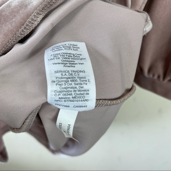 Madewell Dresses Madewell Velvet Balloon Sleeve Mauve Pink Dress M Poshmark